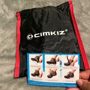 CIMKIZ Ice Cleats Crampons – Snow & Ice Traction Grips for Boots